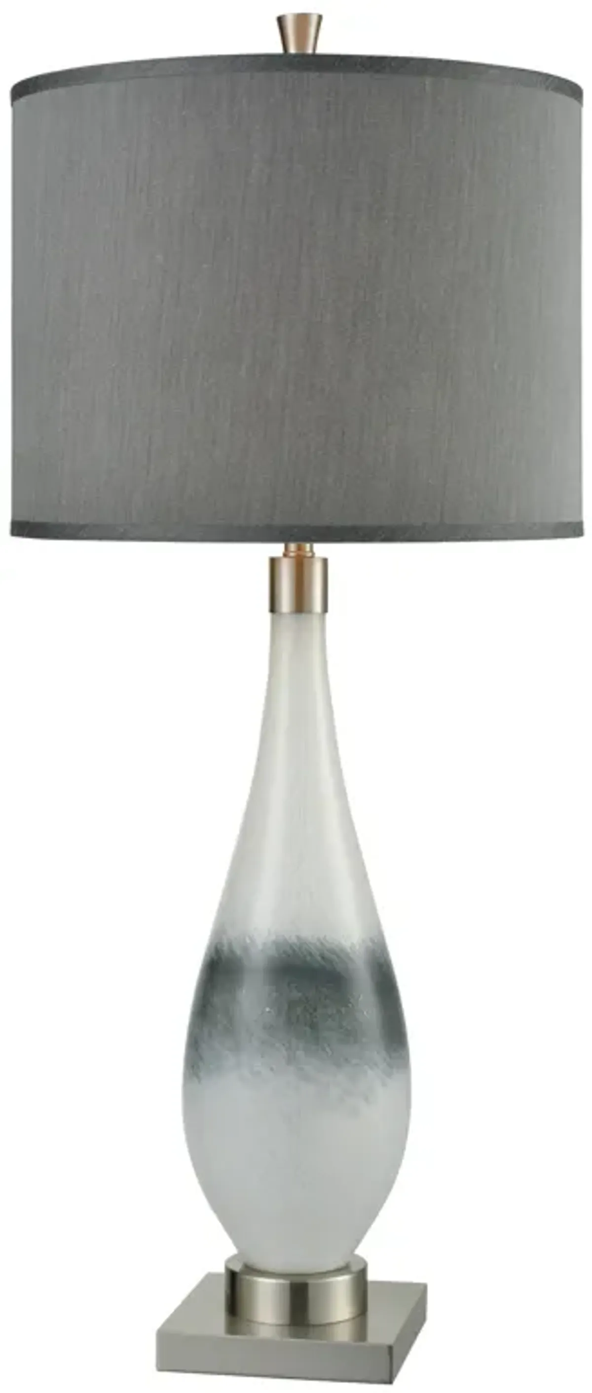 Vapor 38'' High 1-Light Table Lamp - Brushed Nickel - Includes LED Bulb