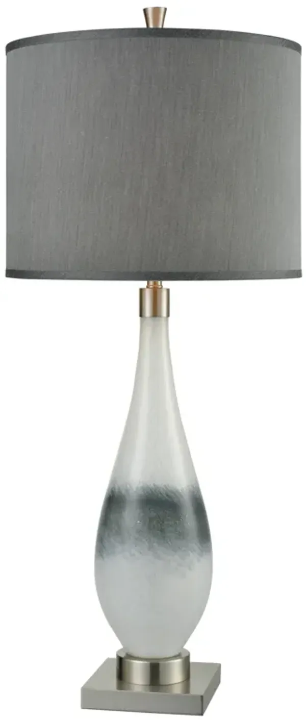 Vapor 38'' High 1-Light Table Lamp - Brushed Nickel - Includes LED Bulb