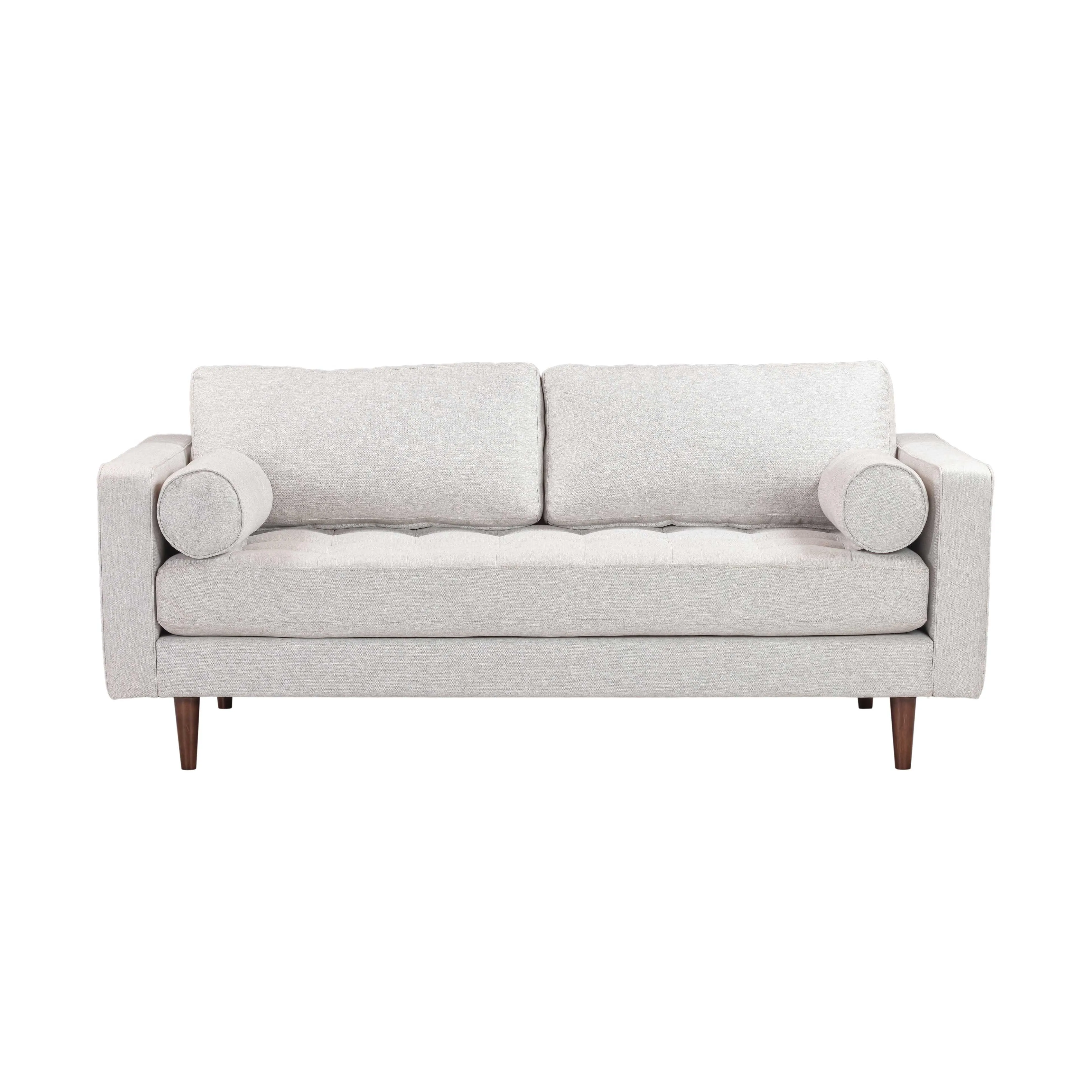 Cave Beige Tweed Loveseat