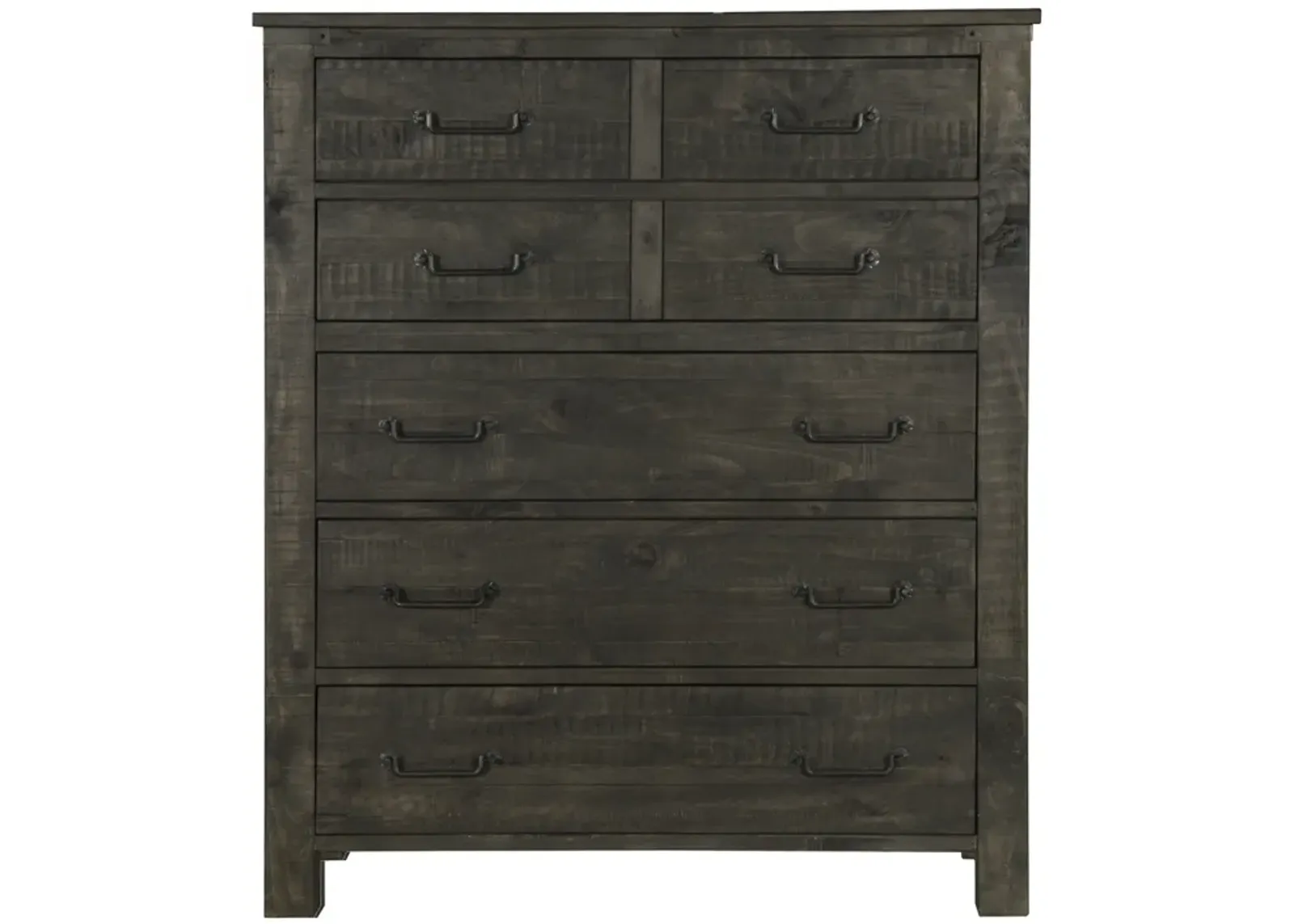 Abington 5 Drawer Chest in Weathered Charcoal