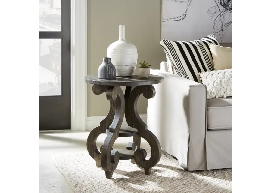 Bellamy Round Accent End Table