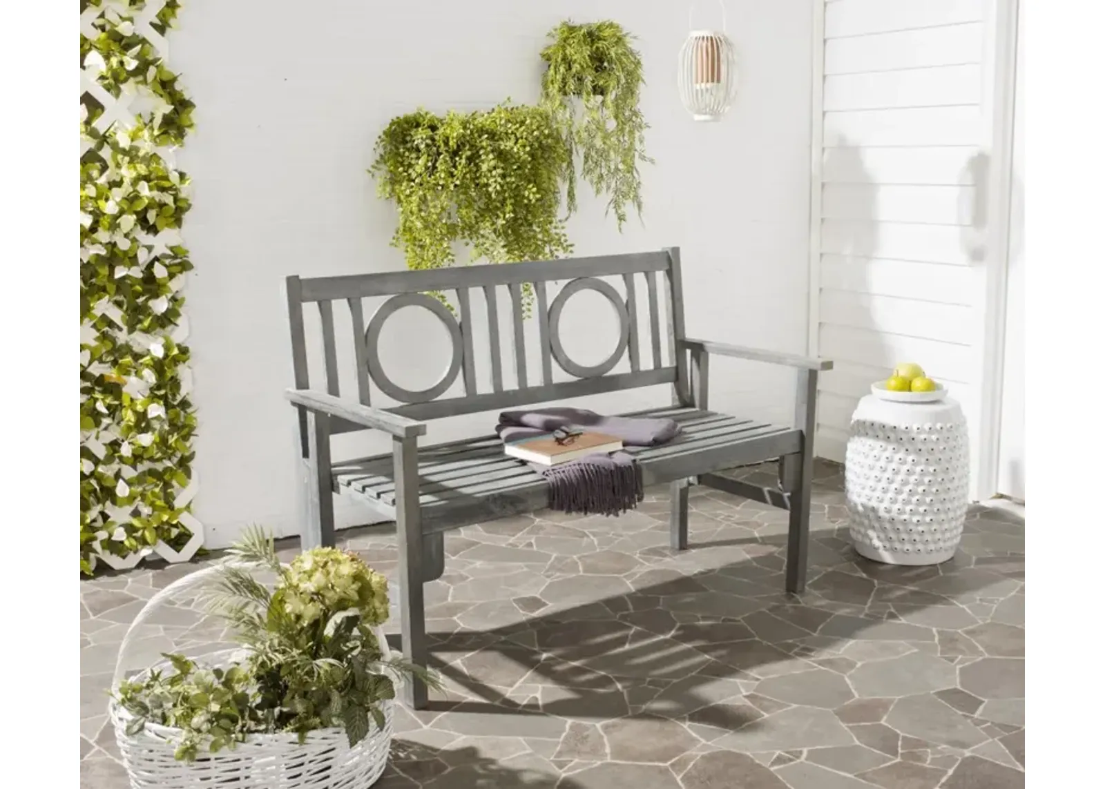 Piedmont Outdoor Folding Bench