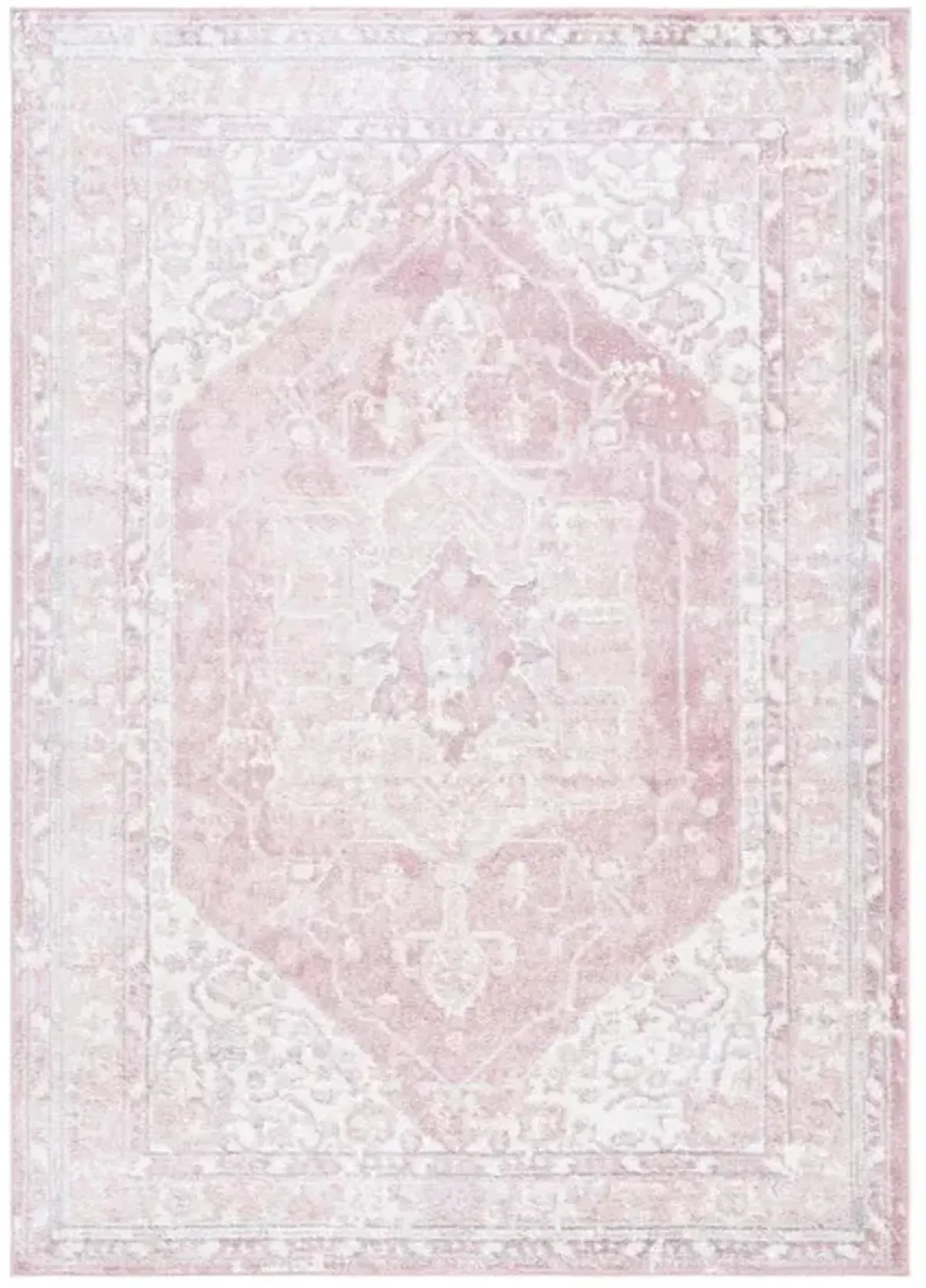 LAYLA 104  Pink 3' X 5' Small Rectangle Rug
