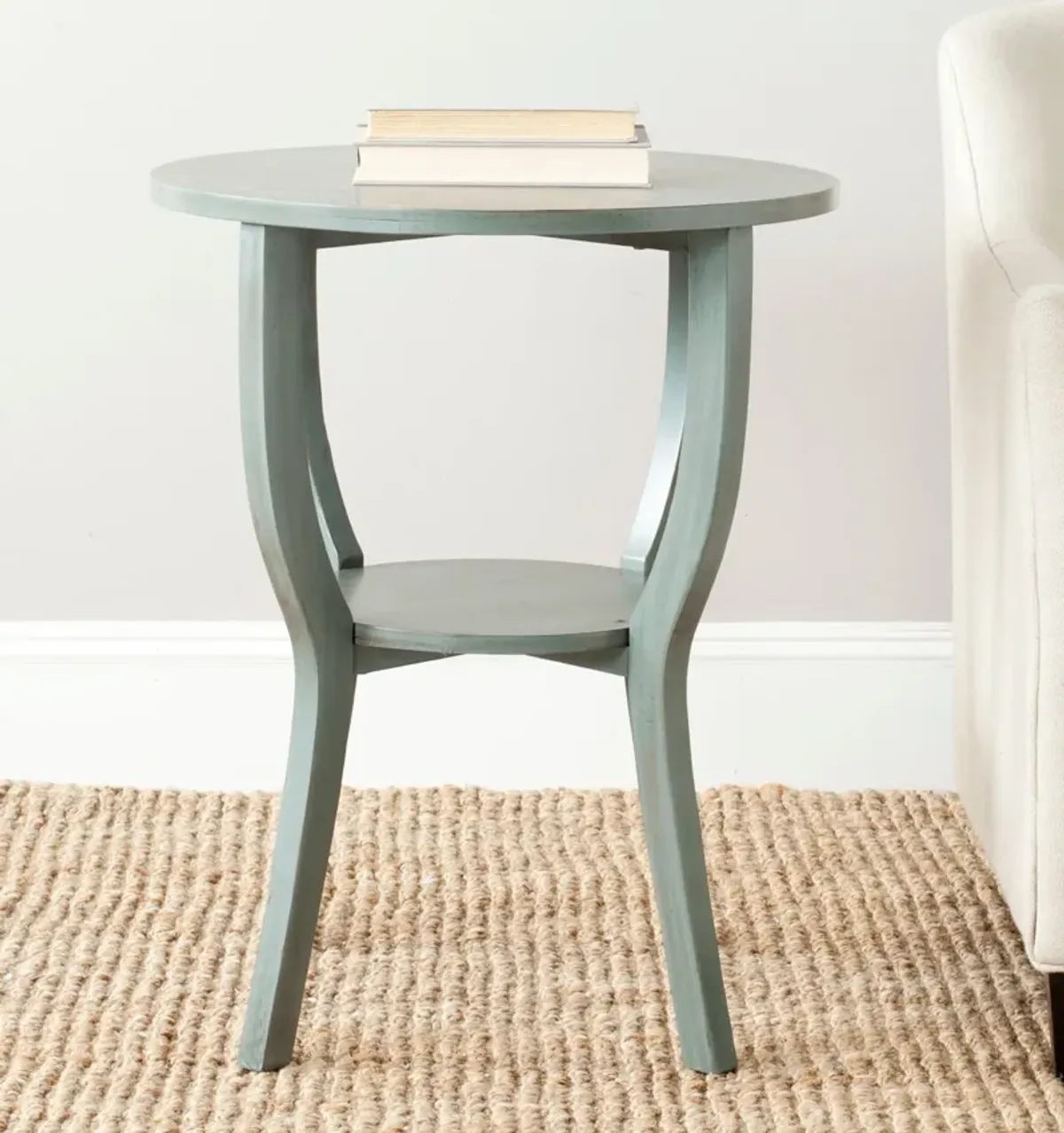 Rhodes Round Pedestal Accent Table