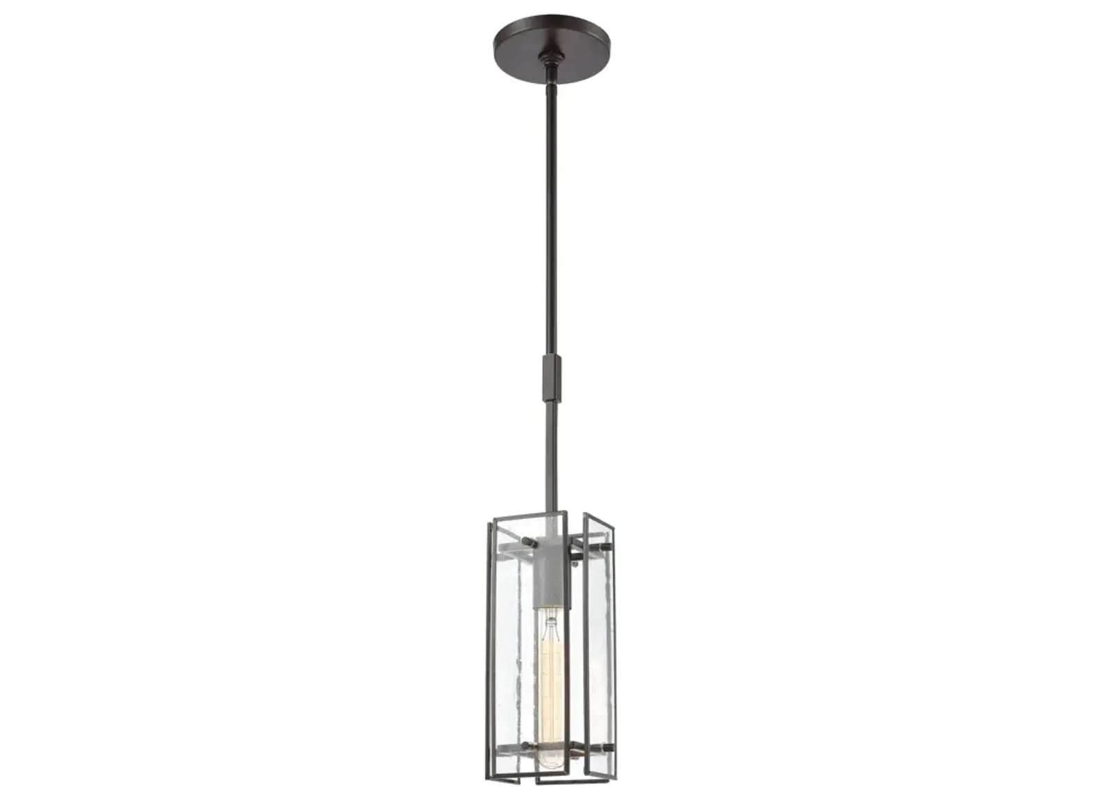 Hyde Park 5" Wide 1-Light Mini Pendant - Oil Rubbed Bronze