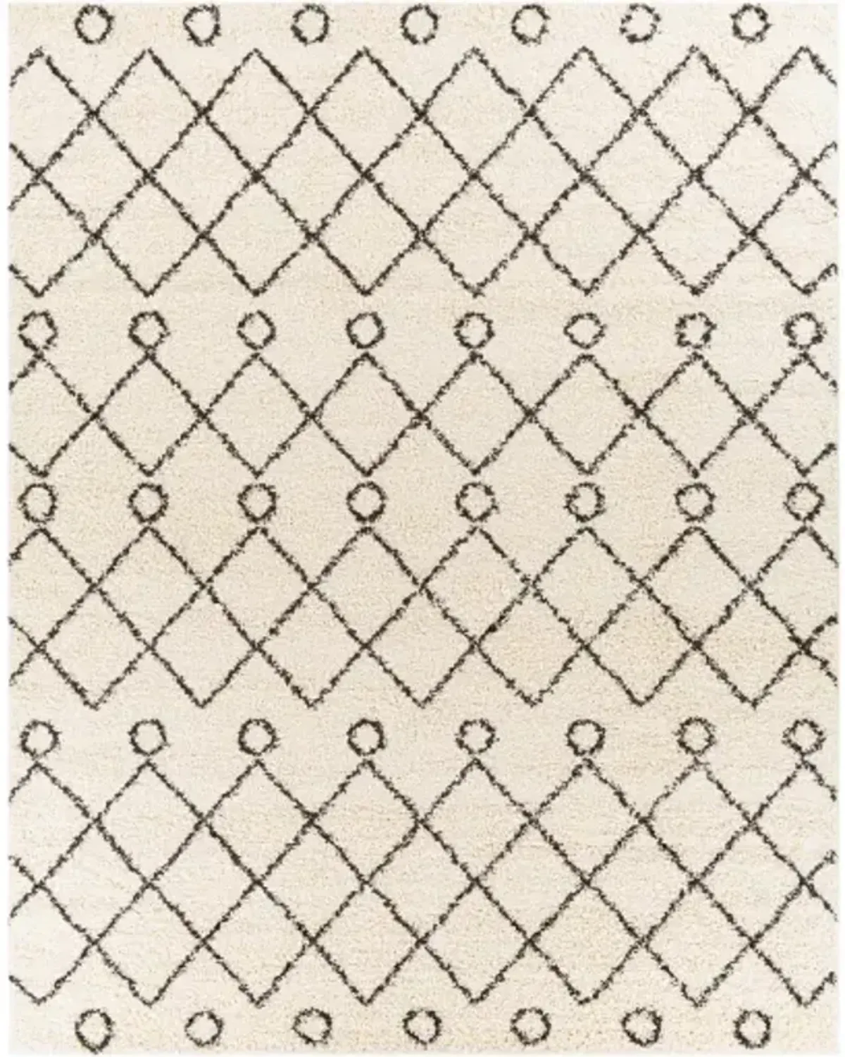 Beni shag 6'7" x 9' Rug