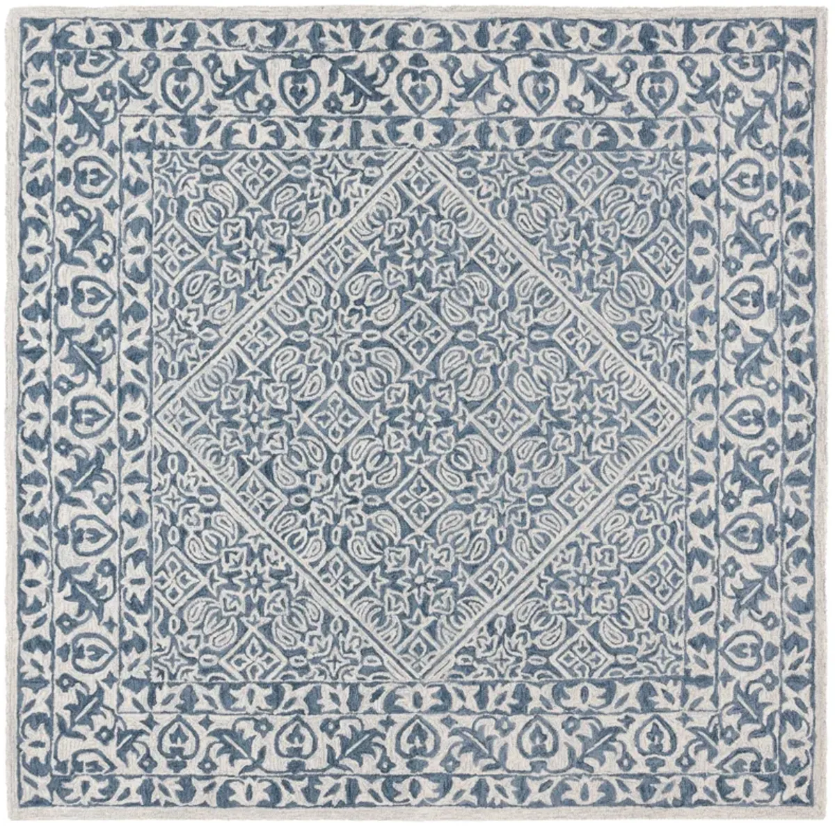 DIP DYE Hand Tufted 7' x 7' Square area rug