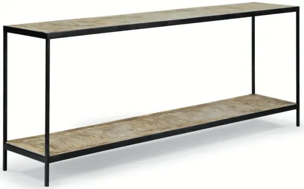 Herringbone Console Table