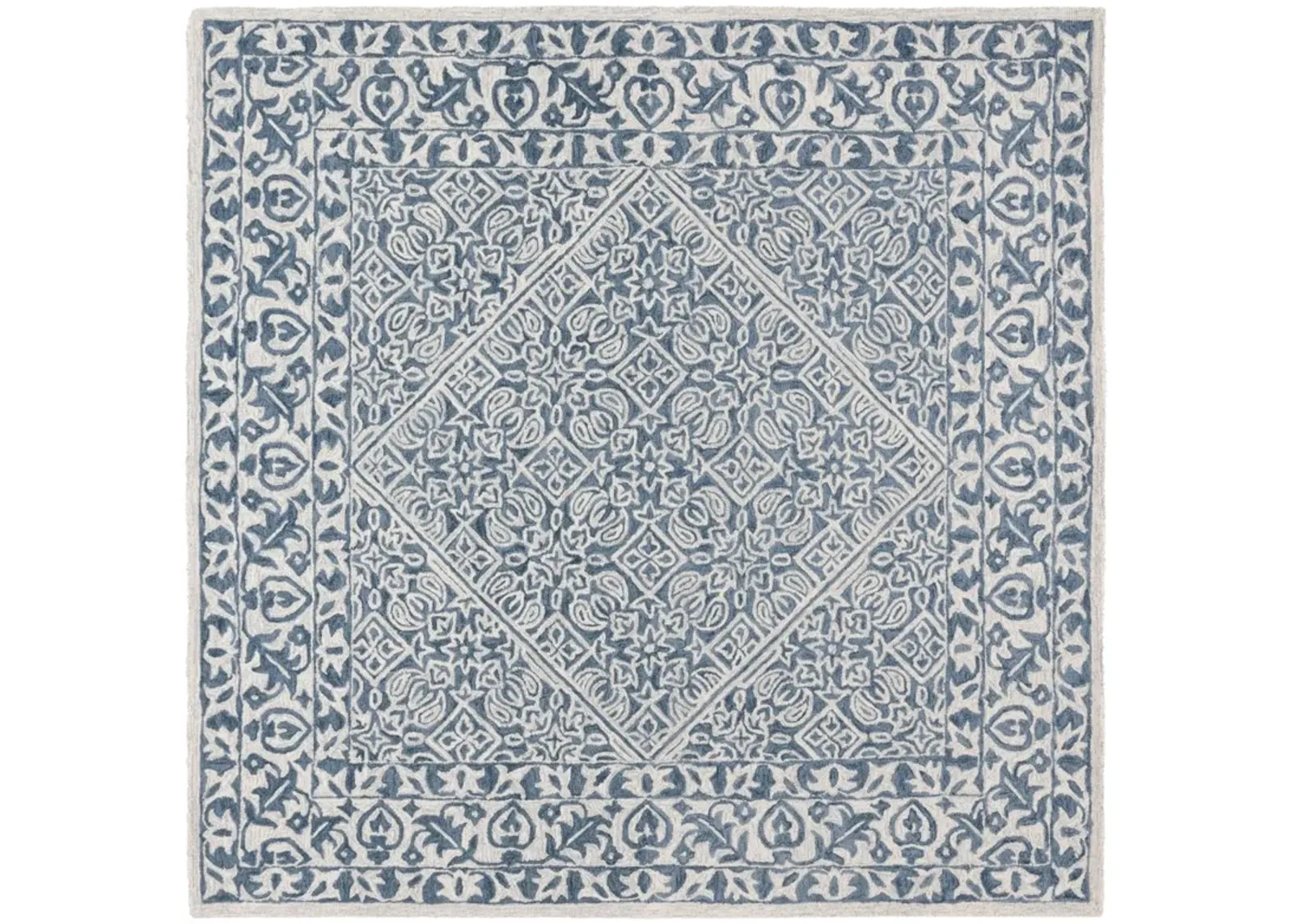 DIP DYE 151 BLUE  7' x 7' Square Square Rug