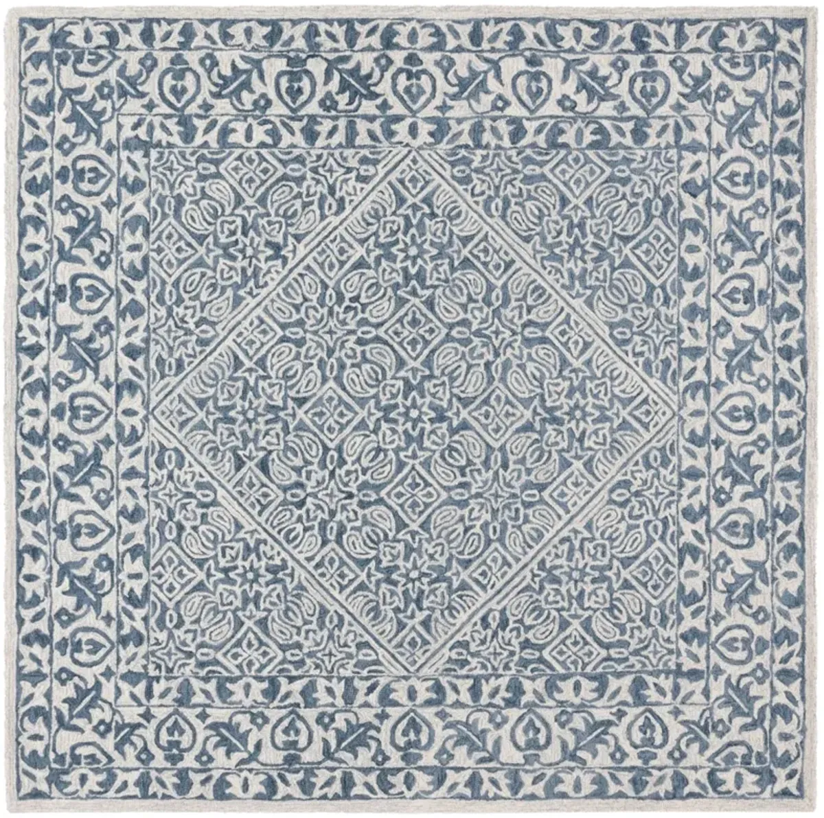 DIP DYE 151 BLUE  7' x 7' Square Square Rug