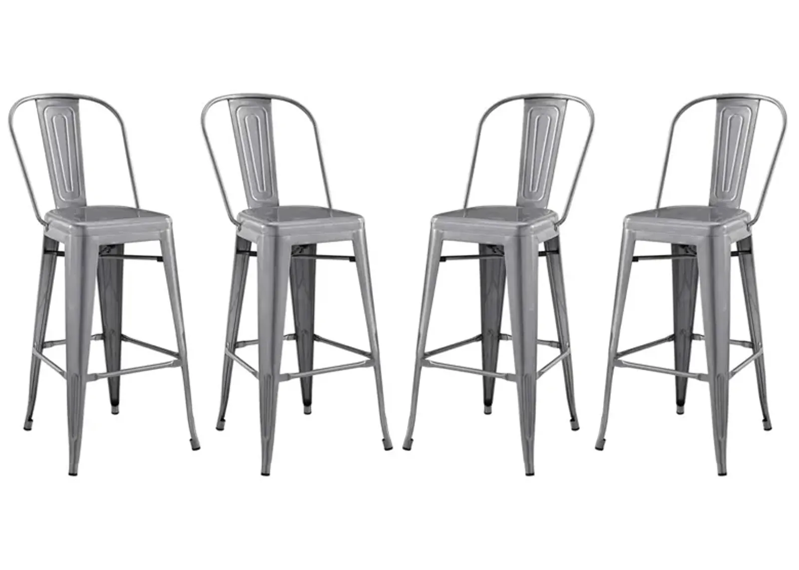 Promenade Bar Side Stool Set of 4