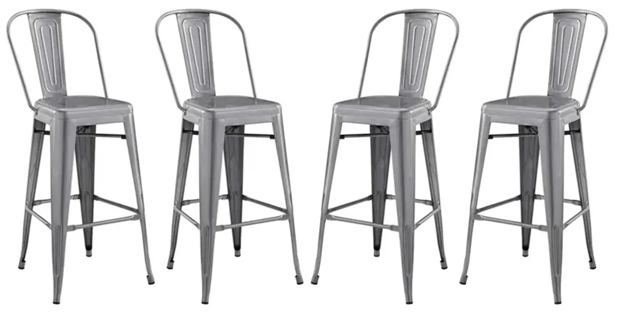 Promenade Bar Side Stool Set of 4