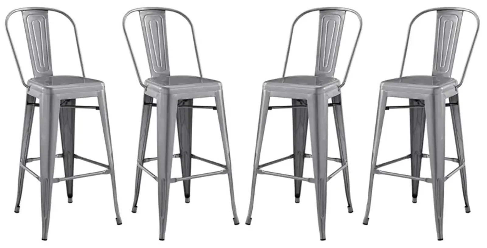 Promenade Bar Side Stool Set of 4