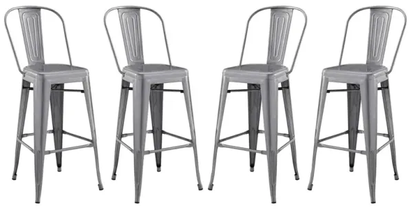Promenade Bar Side Stool Set of 4