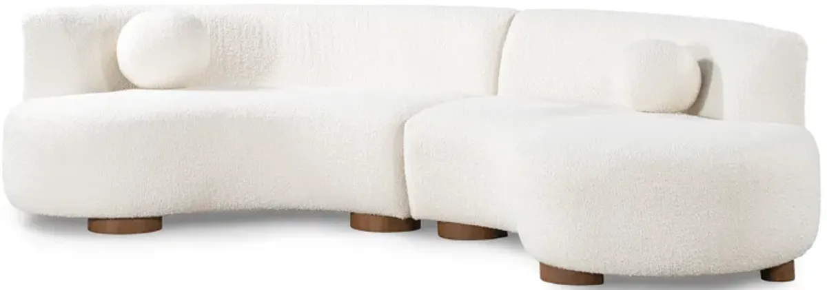 Octavia Sectional in Ivory
