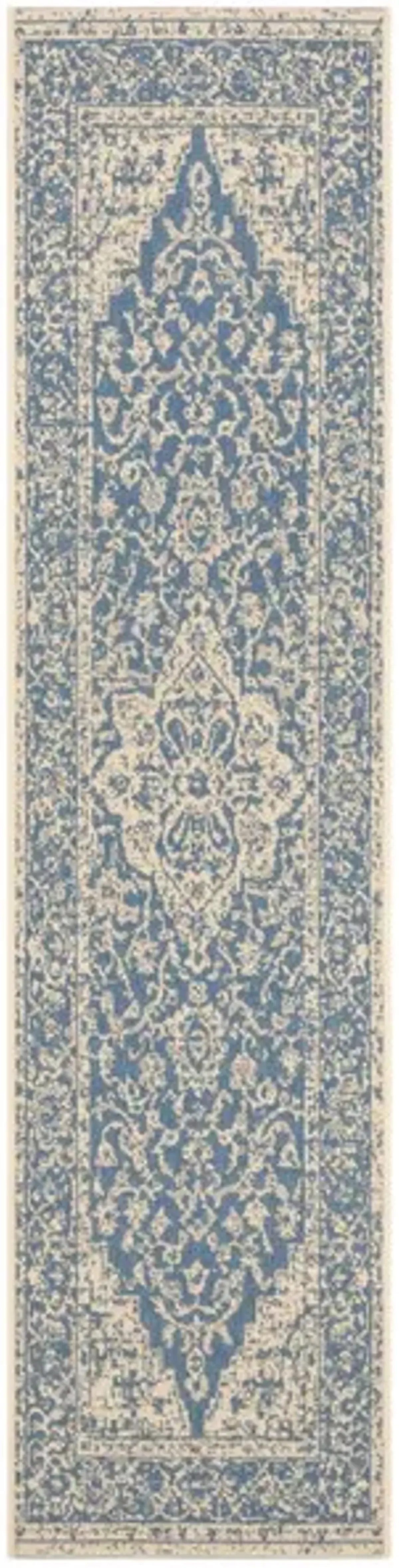 LINDEN 137 Collection LND137M-26 Blue / Creme 2'-2" X 6'