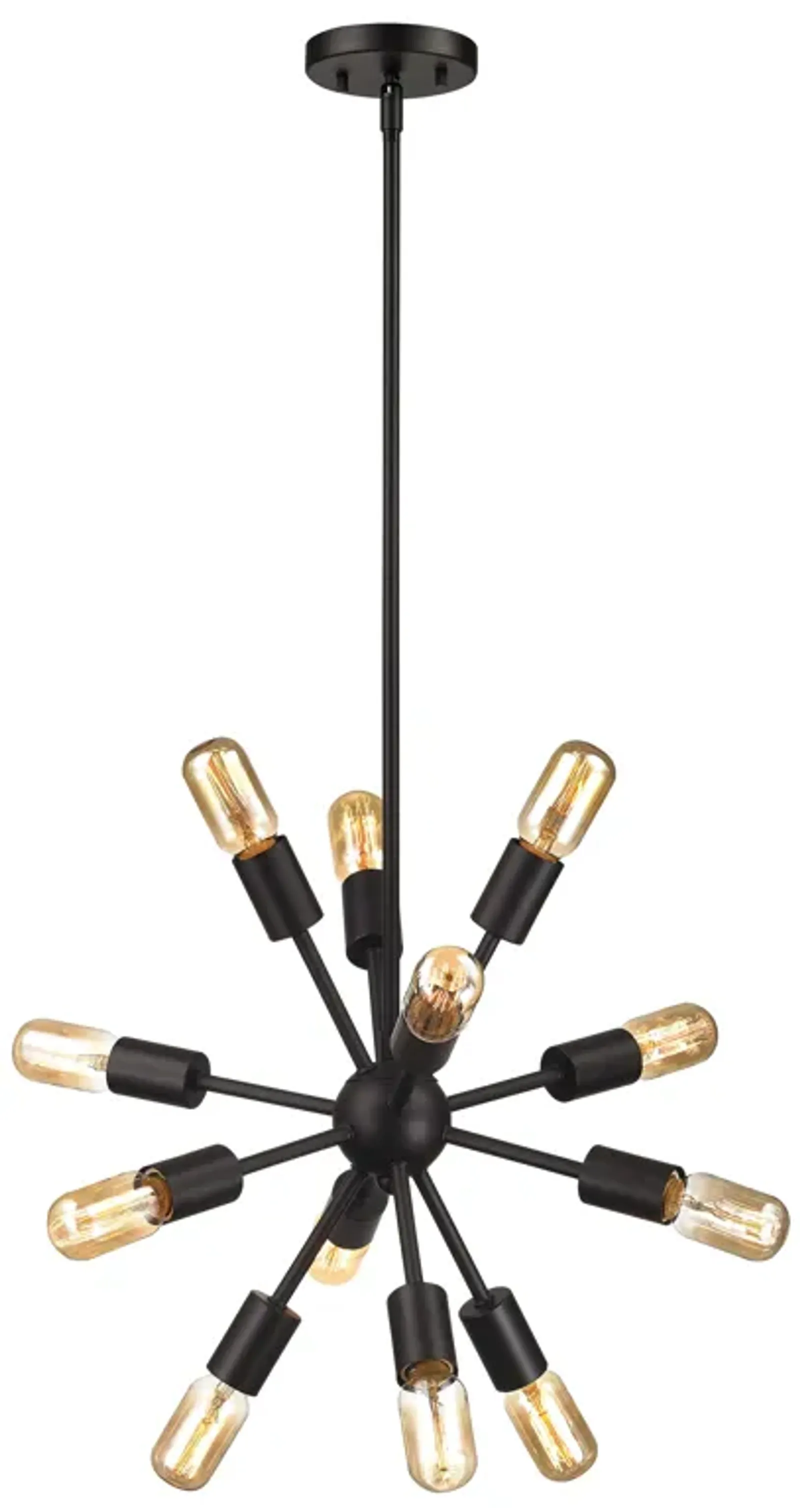 Delphine 16" Wide 12-Light Chandelier - Oil Rubbed Bronze