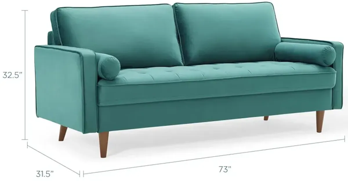 Valour Performance Velvet Sofa