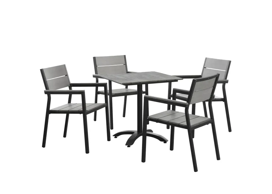 Maine 5 Piece Outdoor Patio Dining Set