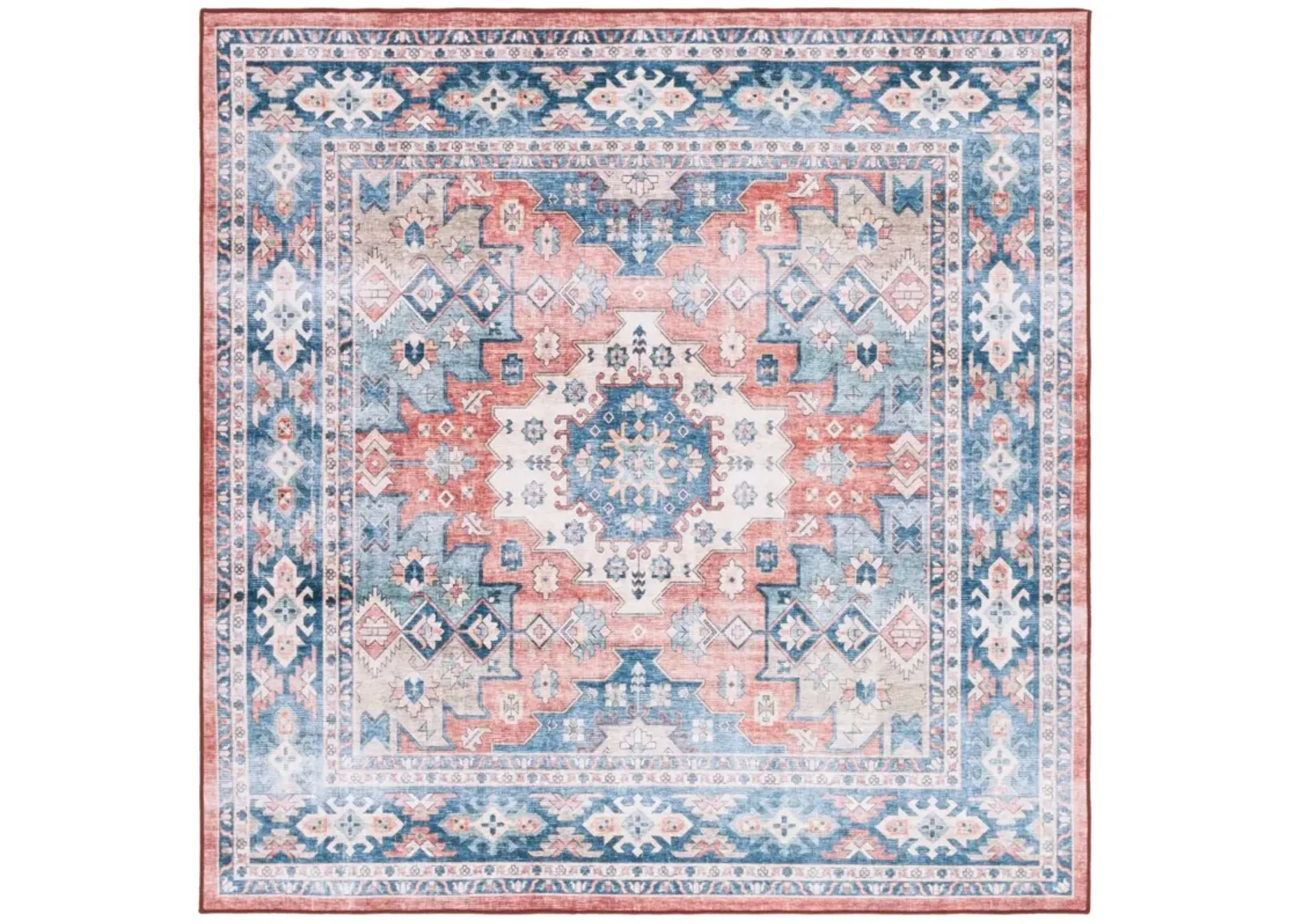 ARIZONA 512 BLUE  6' x 6' Square Square Rug