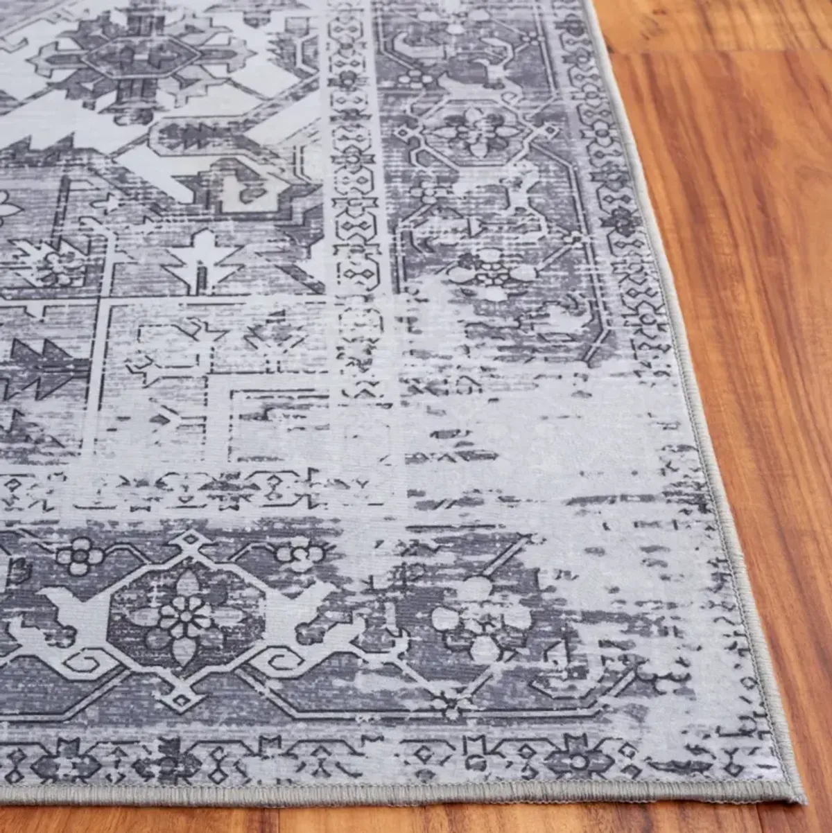 TUCSON 102 M/W S/R LIGHT GREY 6' x 6' Square Square Rug