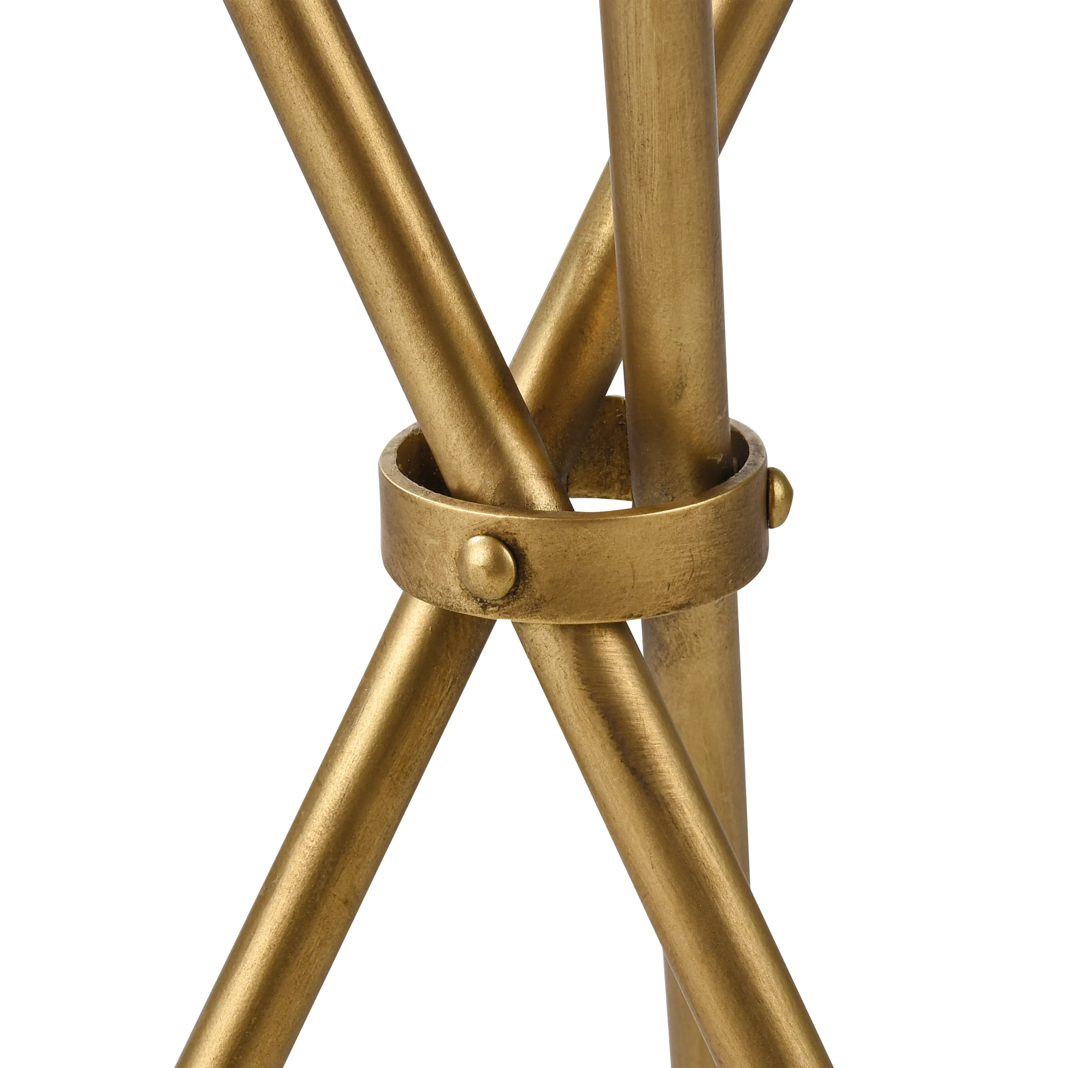 Nasso Accent Table - Brass