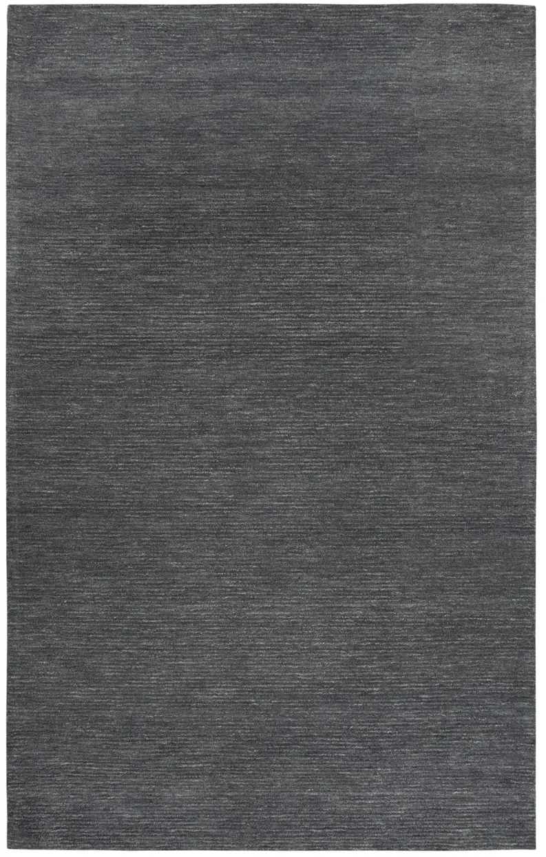 Fifth Avenue Dark Gray Solid Wool 10' x 13' Rectangle Rug