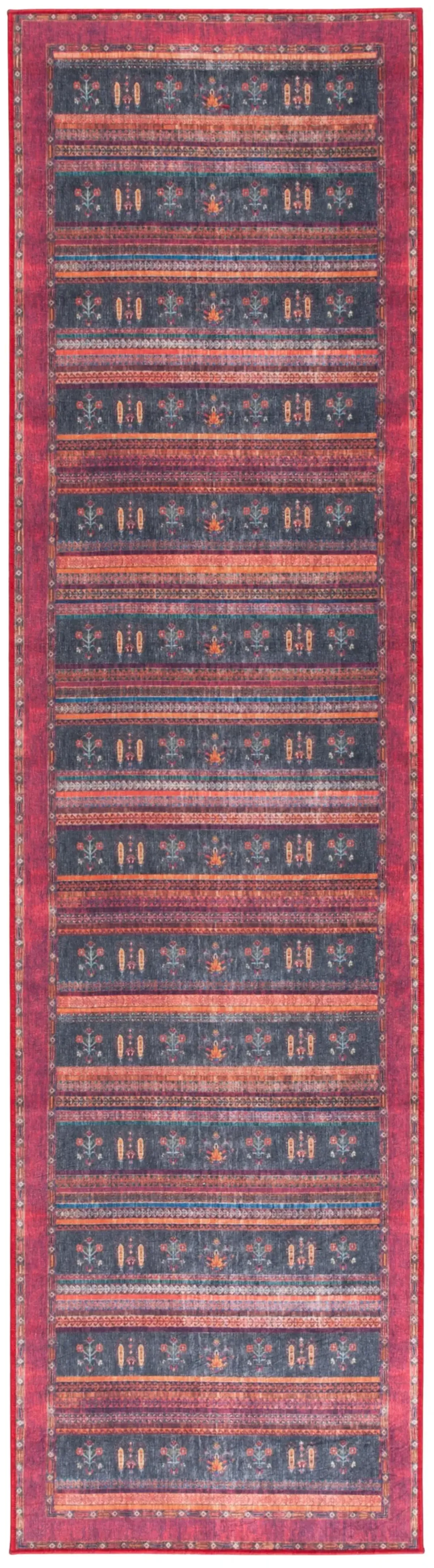 ORLANDO 750 RUST  2'-2' x 8' Runner Rug