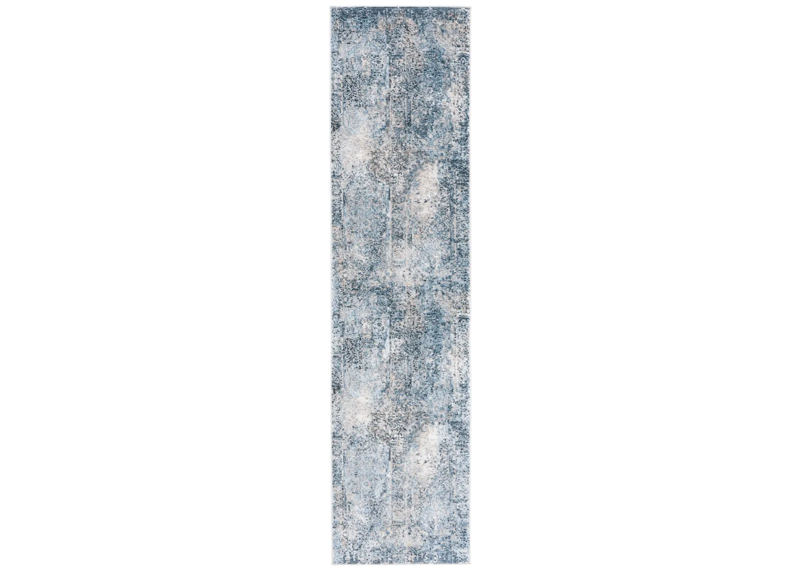 PARKER 115 BLUE  2' x 8' Runner Rug