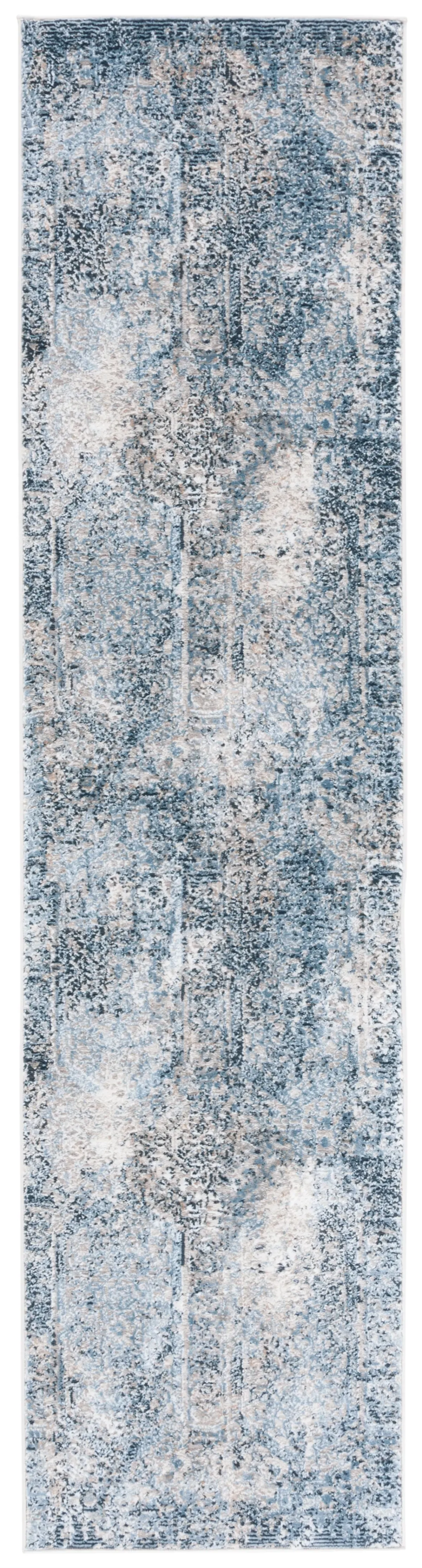 PARKER 115 BLUE  2' x 8' Runner Rug