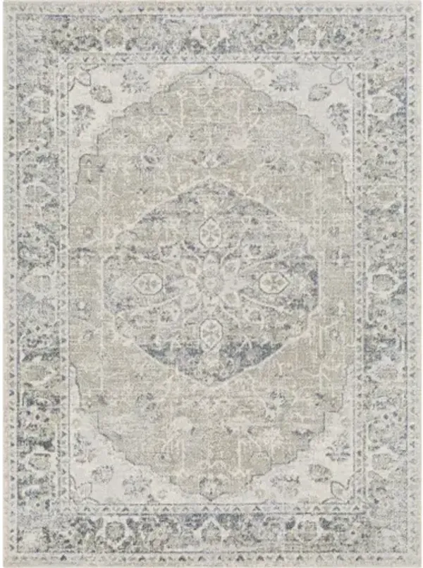 Lillian LLL-2311 2'7" x 7'3" Machine Woven Rug