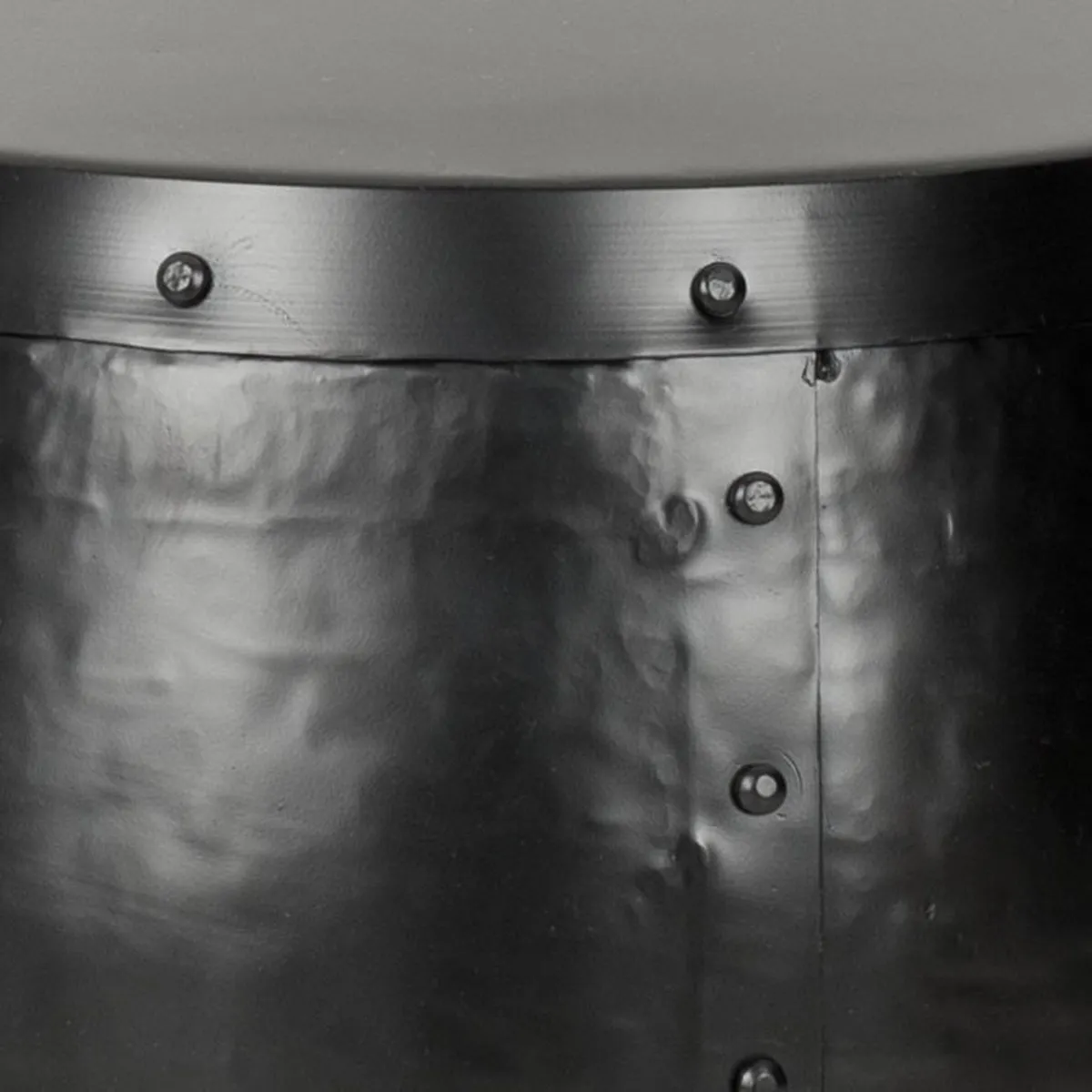 HOGAN IRON DRUM STOOL