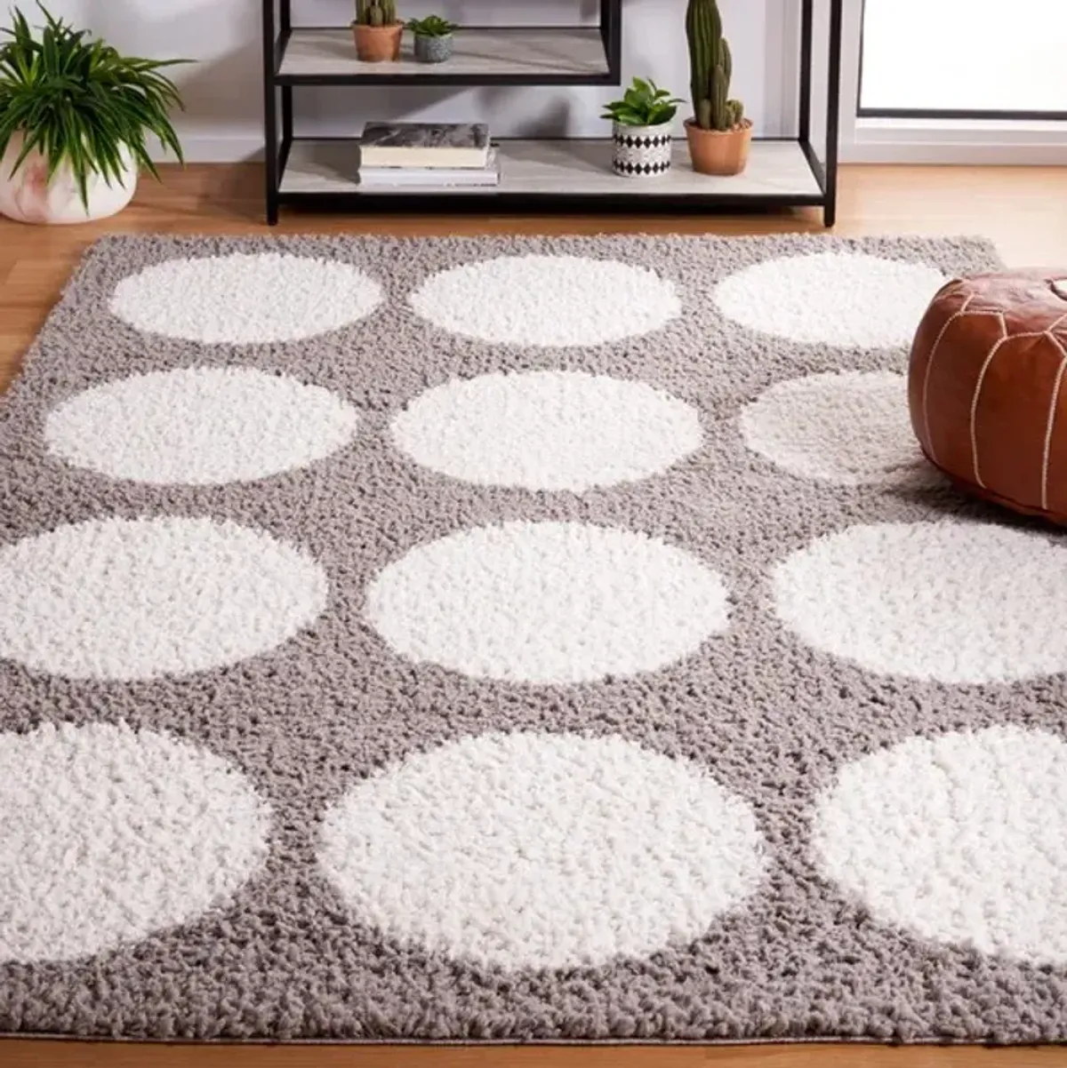 CALICO SHAG 120 Grey  9' X 12' Large Rectangle Rug