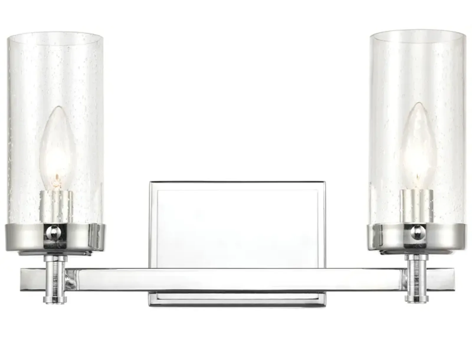 Melinda 15" Wide 2-Light Vanity Light - Polished Chrome