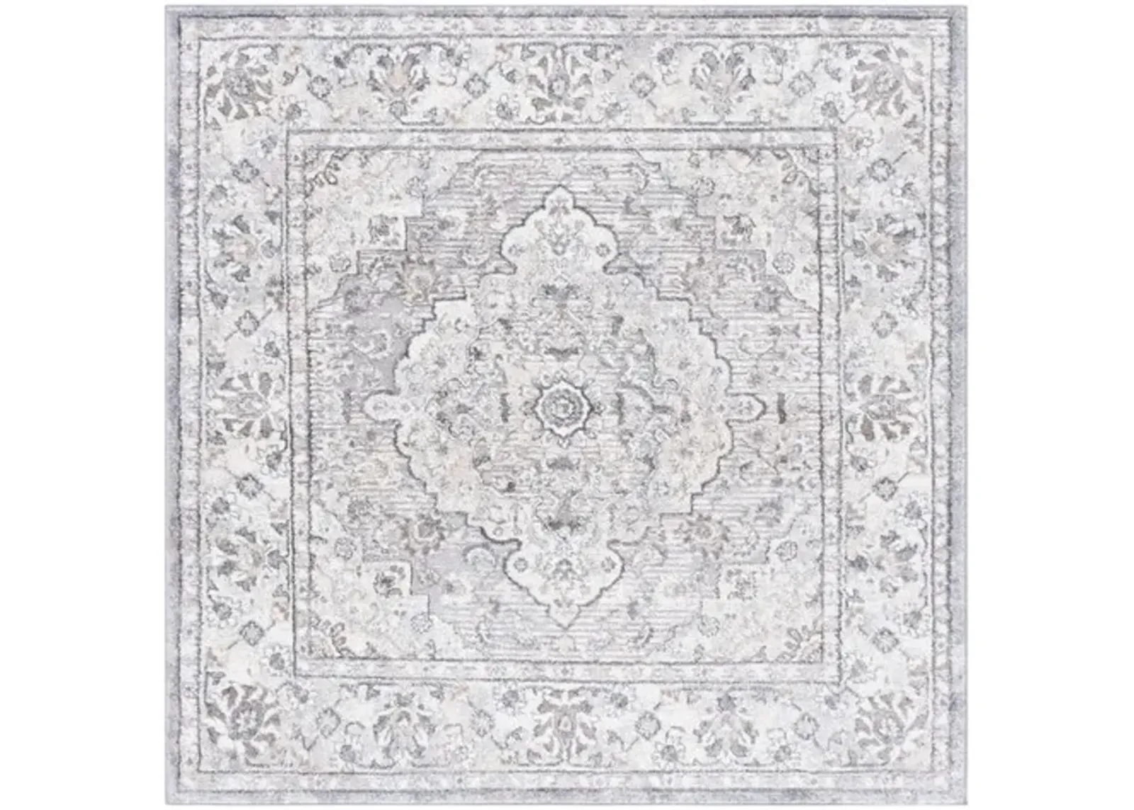 OPAL 464 Grey 6'-7' X 6'-7' Square Square Rug