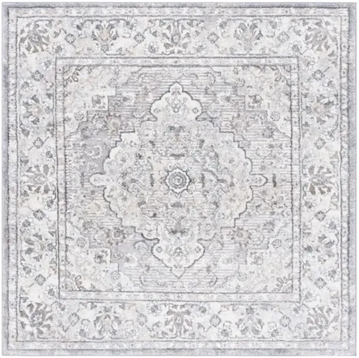 OPAL 464 Grey 6'-7' X 6'-7' Square Square Rug