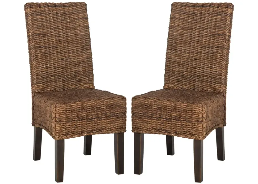 AVITA 18''H WICKER DINING CHAIR - Set of 2