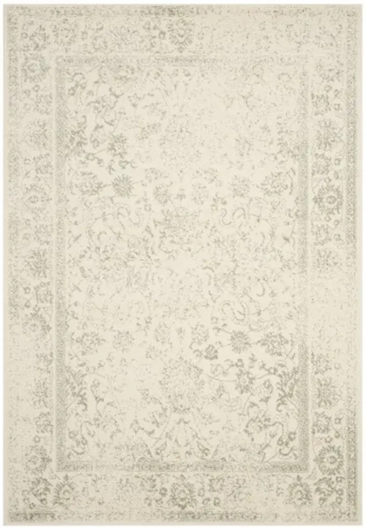 Adirondack Contemporary Ivory / Sage 2'-1" X 8' Powerloomed Rug