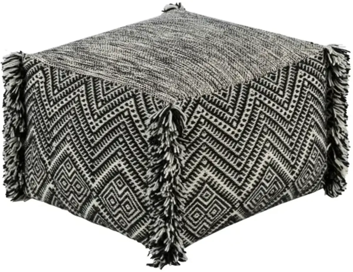 Katniss 14"H x 20"W x 20"D Pouf