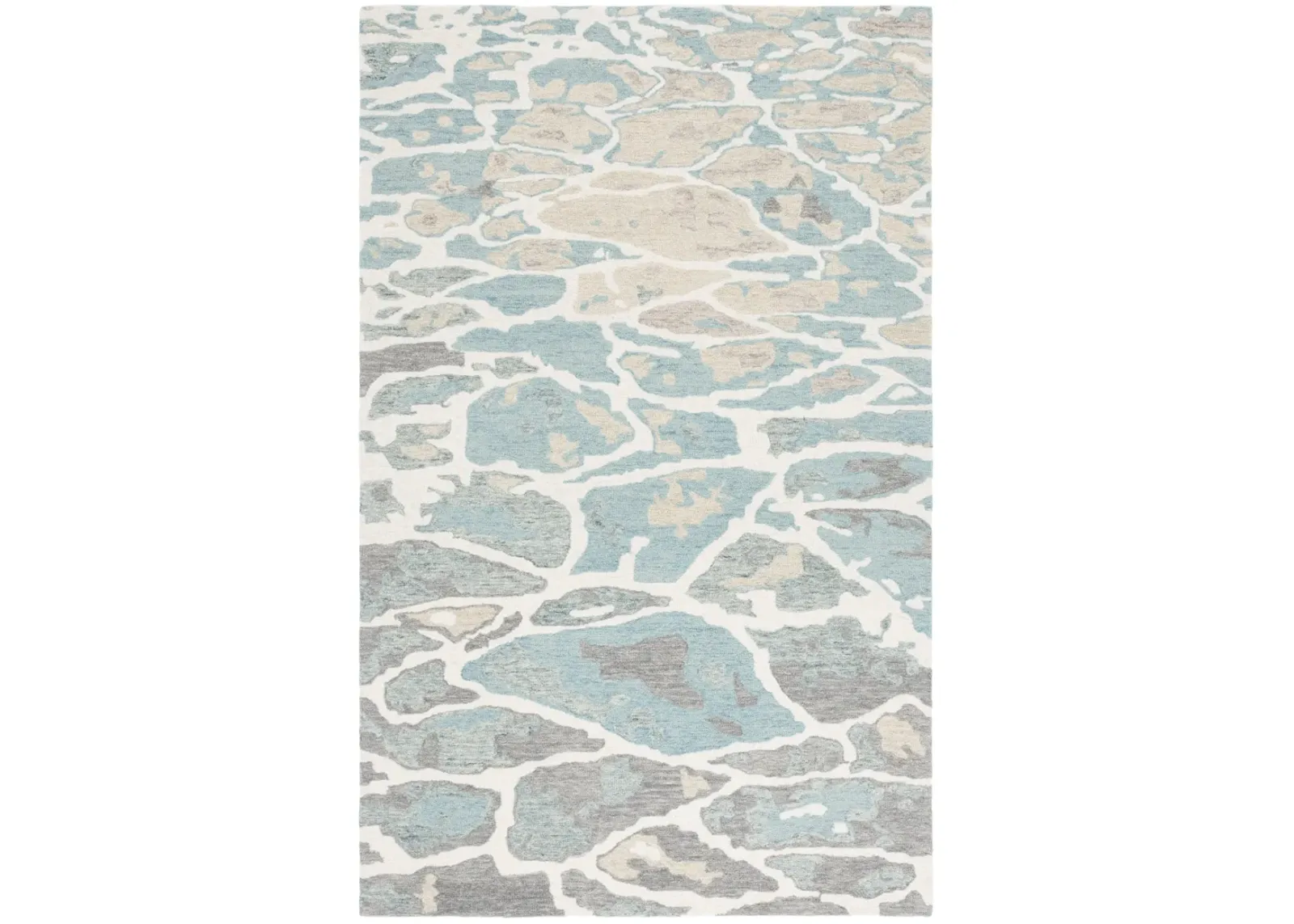 ABSTRACT 975 BLUE  8' x 10' Large Rectangle Rug