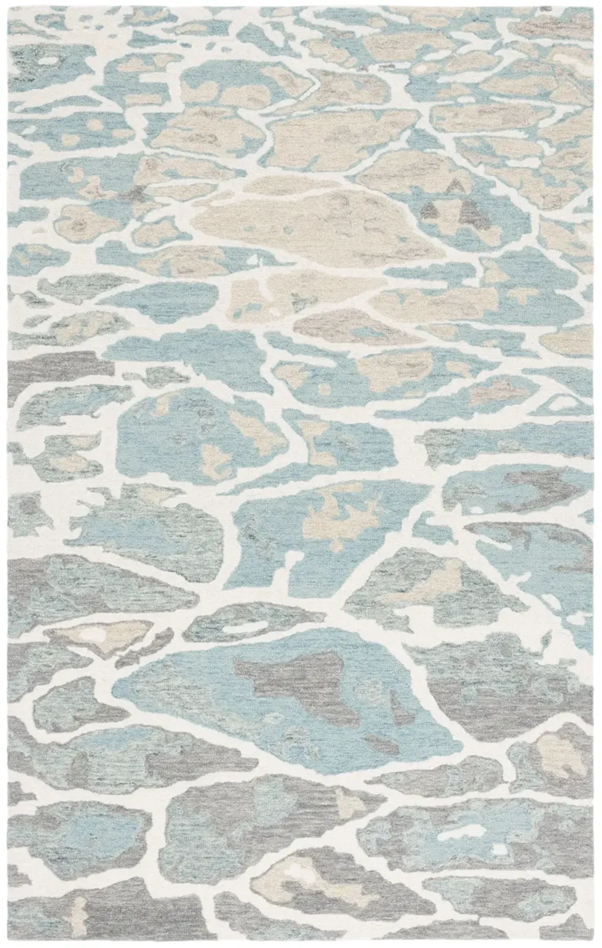 ABSTRACT 975 BLUE  8' x 10' Large Rectangle Rug