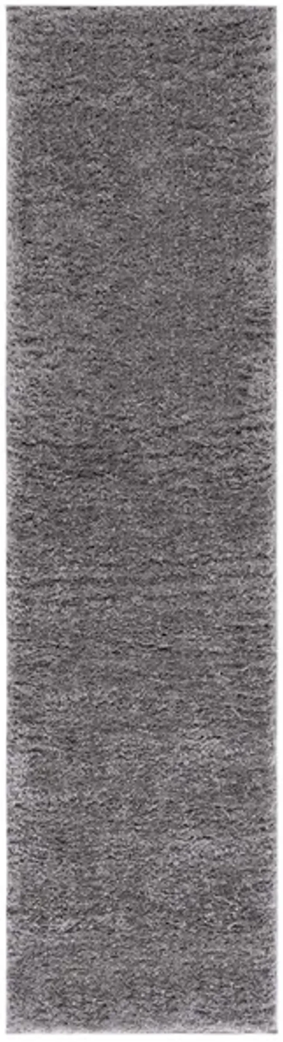 LINDSAY SHAG 560 Grey 2'-2' X 8' Runner Rug