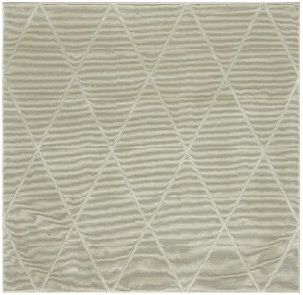 REVIVE 104 SAGE 6'-7' x 6'-7' Square Square Rug