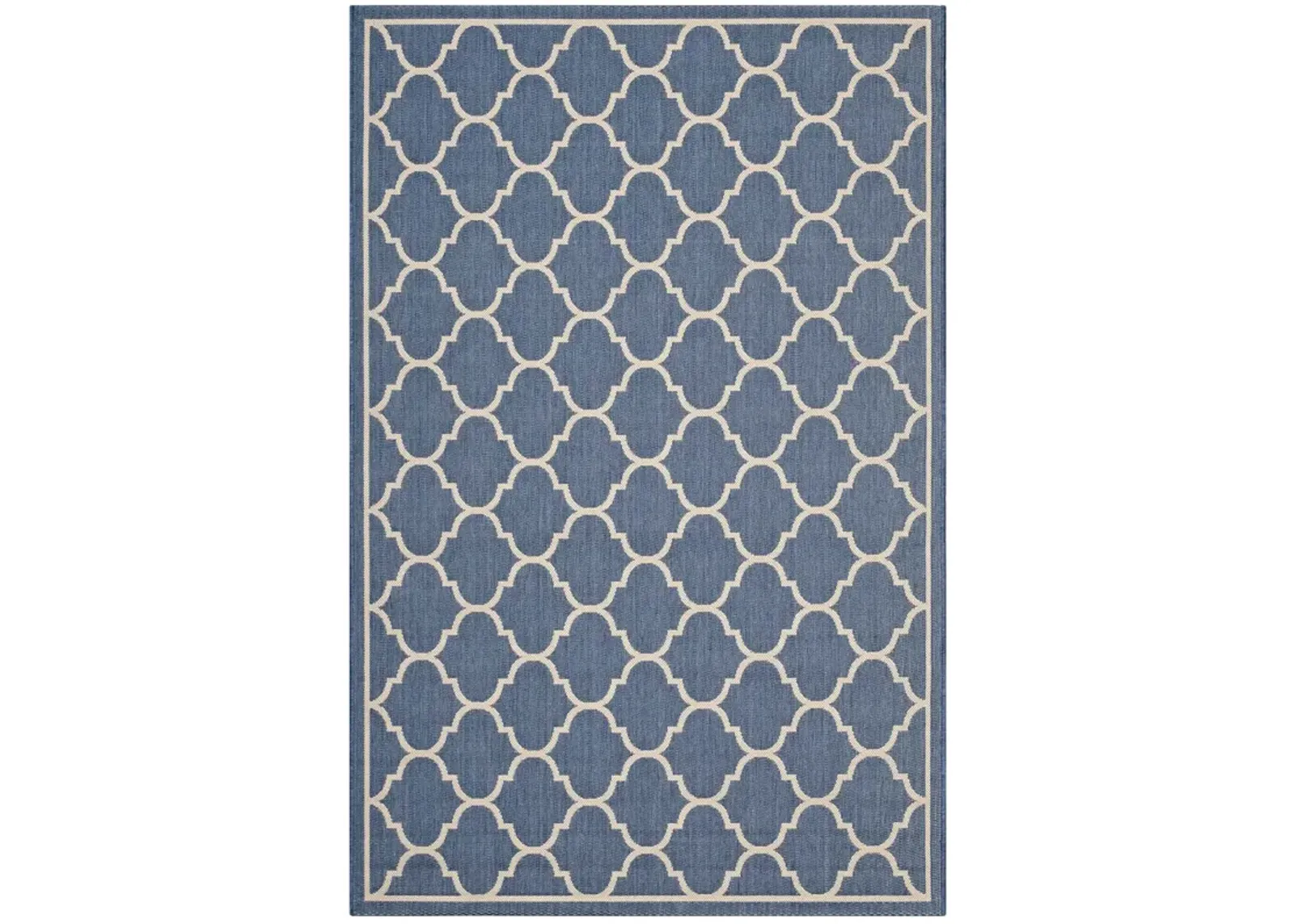 Avena Moroccan Quatrefoil Trellis 5x8 Indoor and Outdoor Area Rug