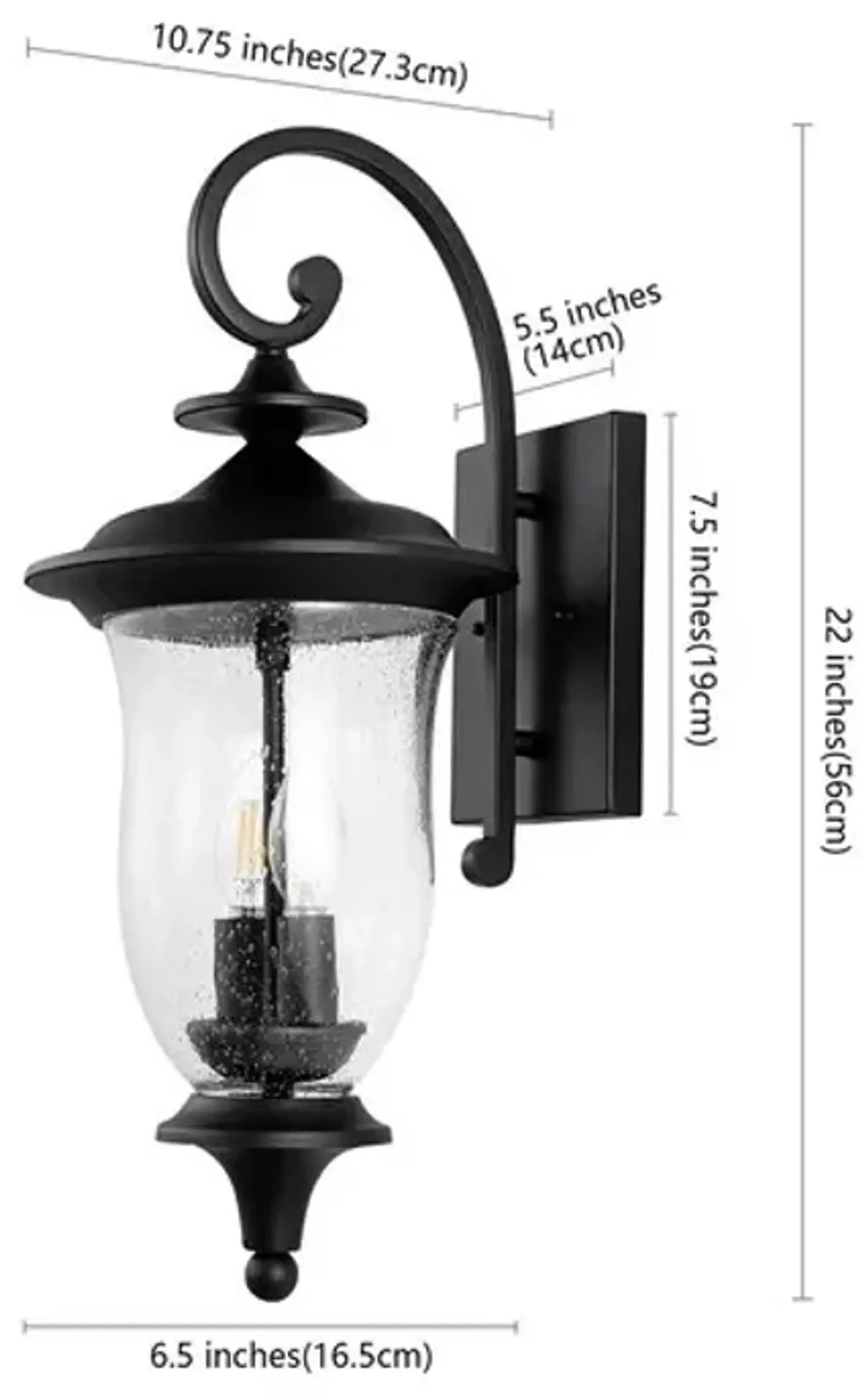 DOWELL OUTDOOR WALL SCONCE - Set of 2