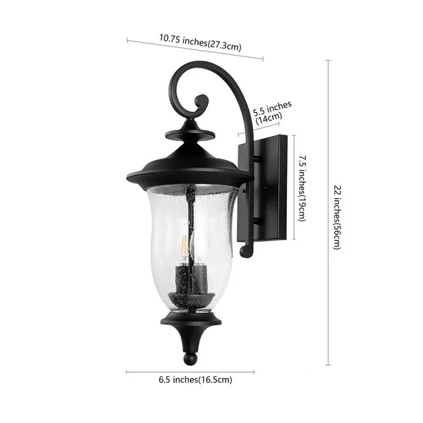 DOWELL OUTDOOR WALL SCONCE - Set of 2