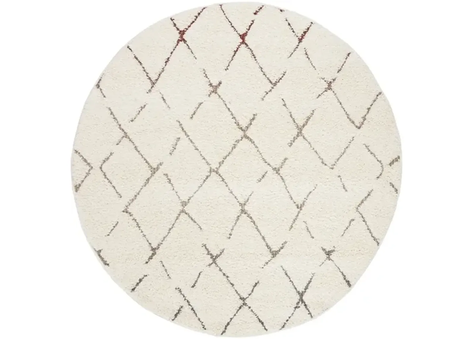 SANTORINI SHAG  Multi 6'-7' X 6'-7' Round Round Rug