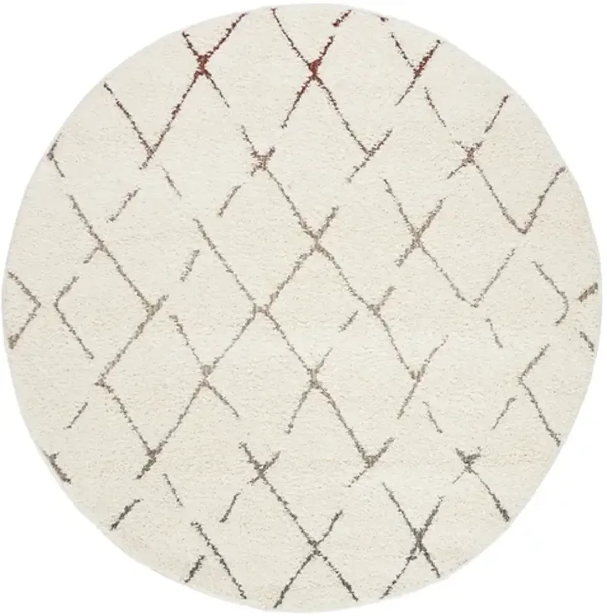 SANTORINI SHAG  Multi 6'-7' X 6'-7' Round Round Rug