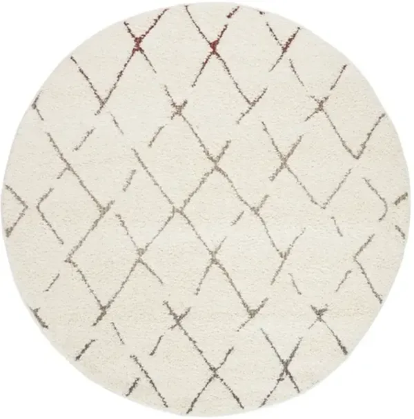 SANTORINI SHAG  Multi 6'-7' X 6'-7' Round Round Rug