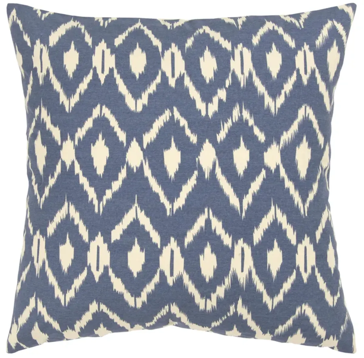 Ikat Blue Pillow